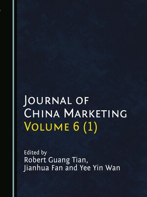 cover image of Journal of China Marketing, Volume 6 (1)